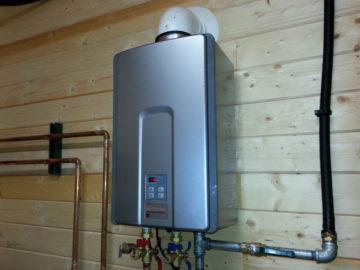 Замена газовой колонки - газ отопление вода электричество